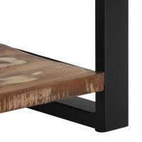 Produktbild för Avlastningsbord flerfärgat 100x35x75 cm massivt trä återvunnet