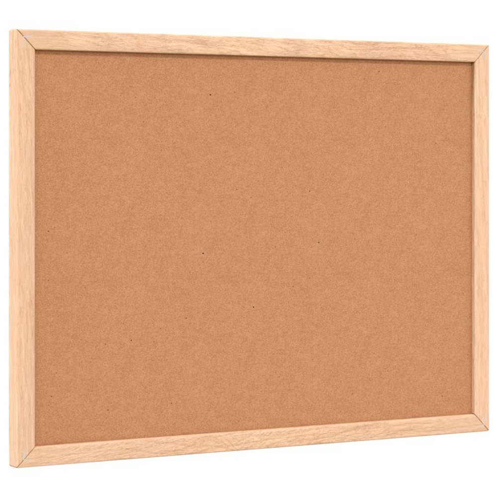 Produktbild för Magnetisk whiteboard med ram i massiv furu 40x30 cm