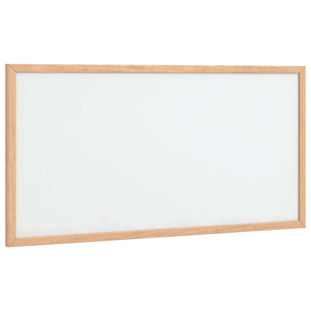 Produktbild för Magnetisk whiteboardtavla med massiv fururam 60x30 cm
