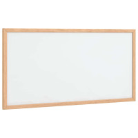 Produktbild för Magnetisk whiteboardtavla med massiv fururam 60x30 cm