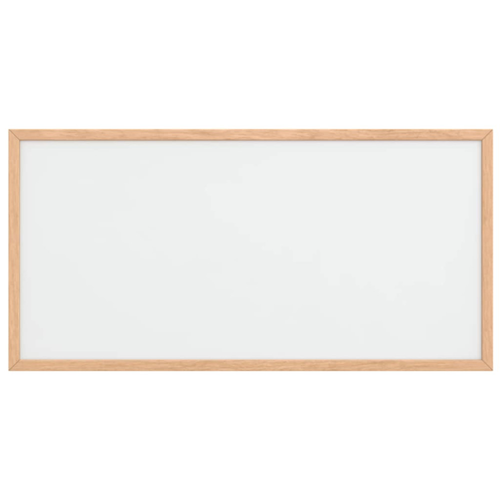 Produktbild för Magnetisk whiteboardtavla med massiv fururam 60x30 cm