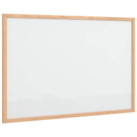 Produktbild för Magnetisk whiteboardtavla med massiv fururam 60x40 cm