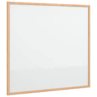 Produktbild för Magnetisk whiteboardtavla med massiv fururam 60x55 cm