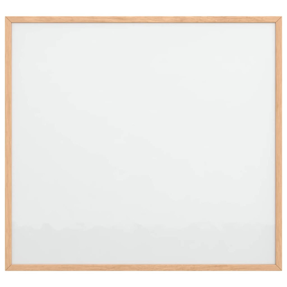 Produktbild för Magnetisk whiteboardtavla med massiv fururam 60x55 cm
