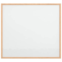 Produktbild för Magnetisk whiteboardtavla med massiv fururam 60x55 cm