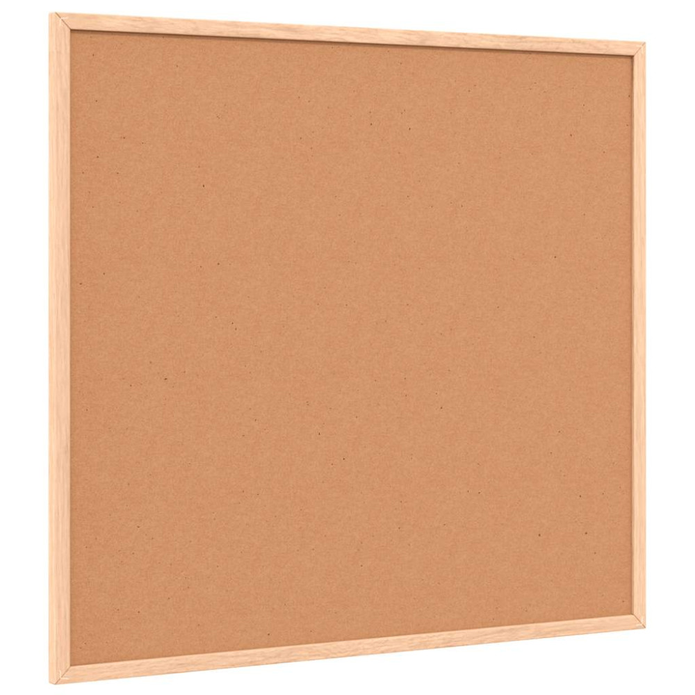 Produktbild för Magnetisk whiteboardtavla med massiv fururam 60x55 cm