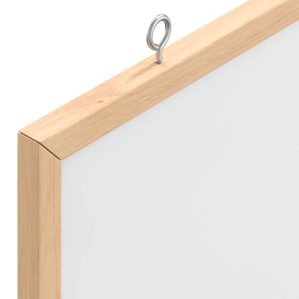 Produktbild för Magnetisk whiteboardtavla med massiv fururam 60x55 cm