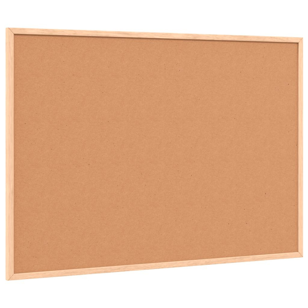 Produktbild för Magnetisk whiteboardtavla med massiv fururam 80x55 cm