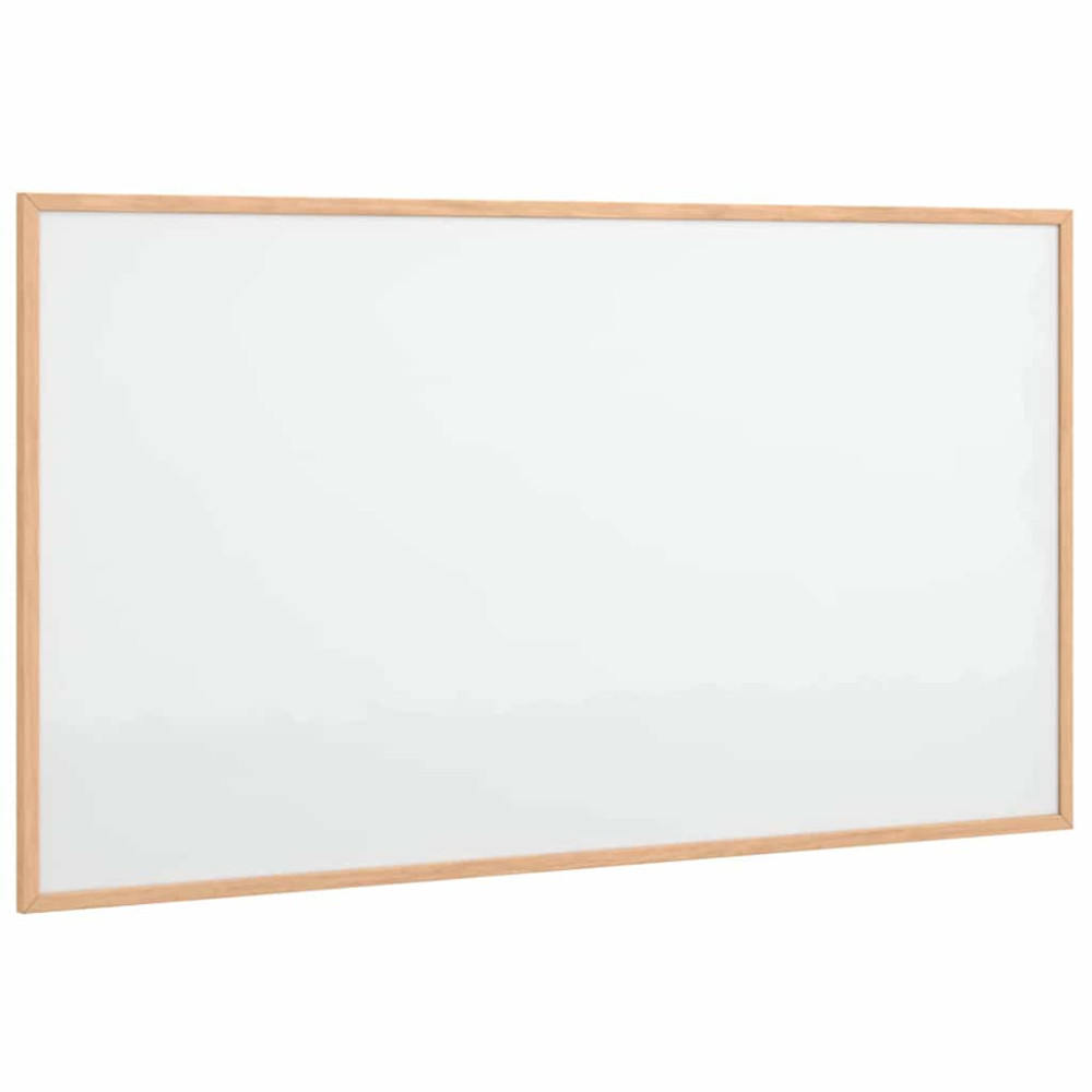 Produktbild för Magnetisk whiteboardtavla med massiv fururam 100x55 cm
