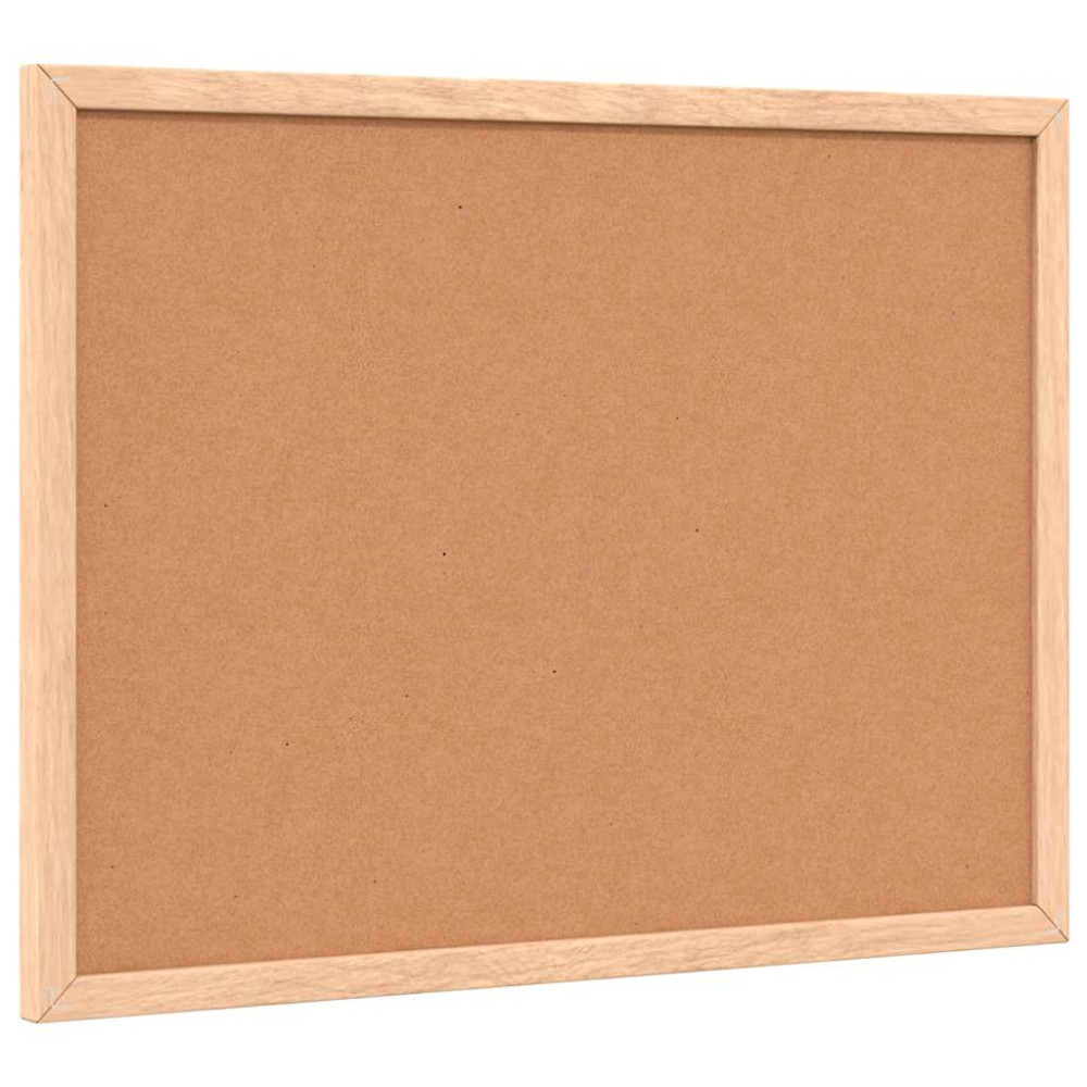 Produktbild för Griffeltavla med ram av massiv furu svart 40x30 cm