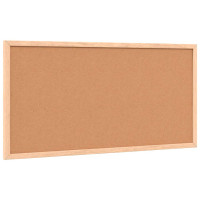 Produktbild för Griffeltavla med massiv fururam svart 60x30 cm
