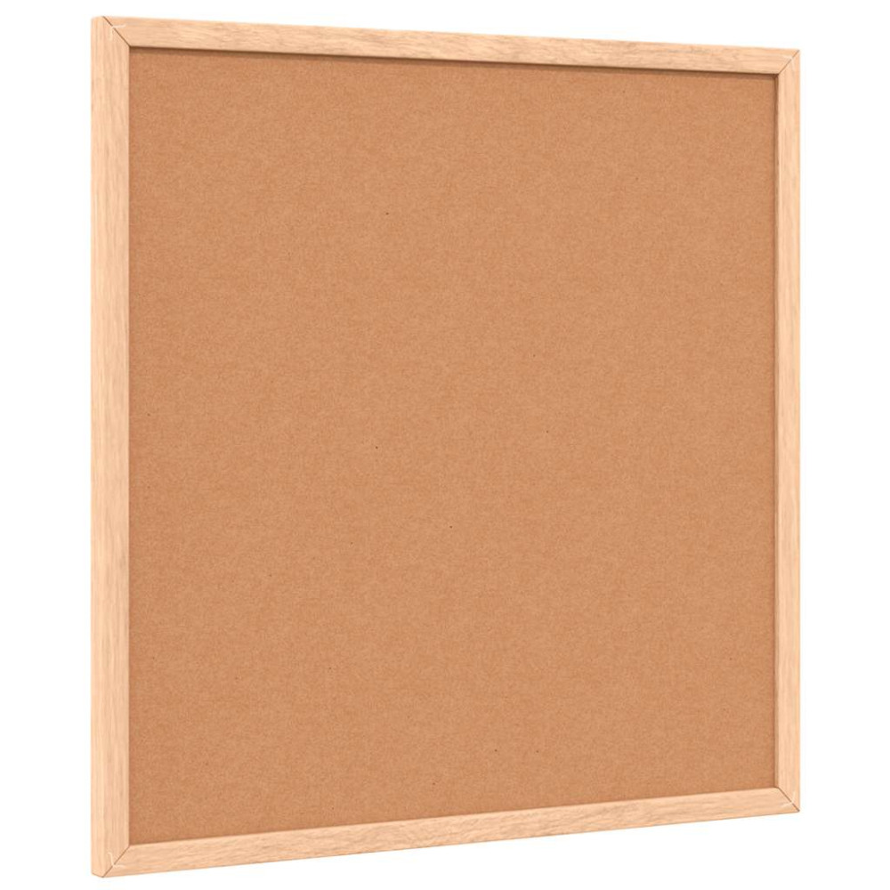 Produktbild för Griffeltavla med ram i massiv furu svart 40x40 cm