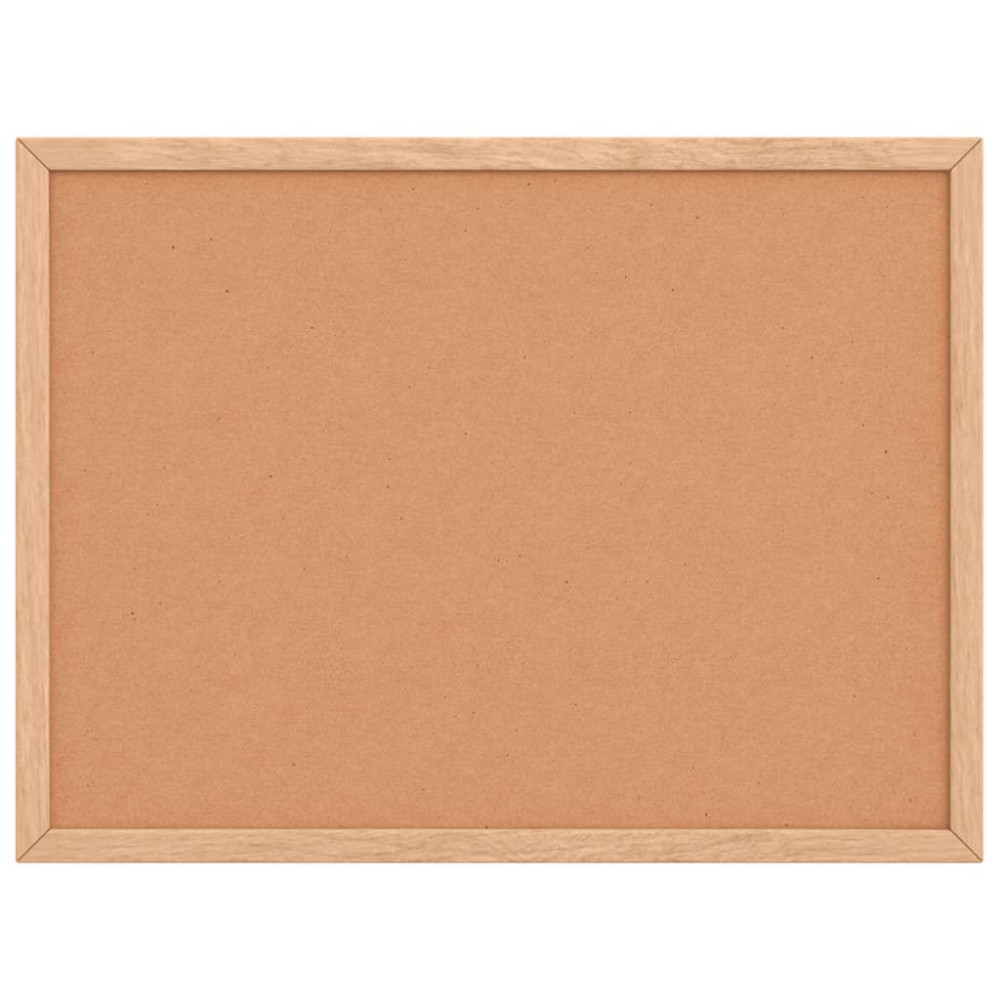 Produktbild för Korkskiva med ram av massiv furu 40x30 cm