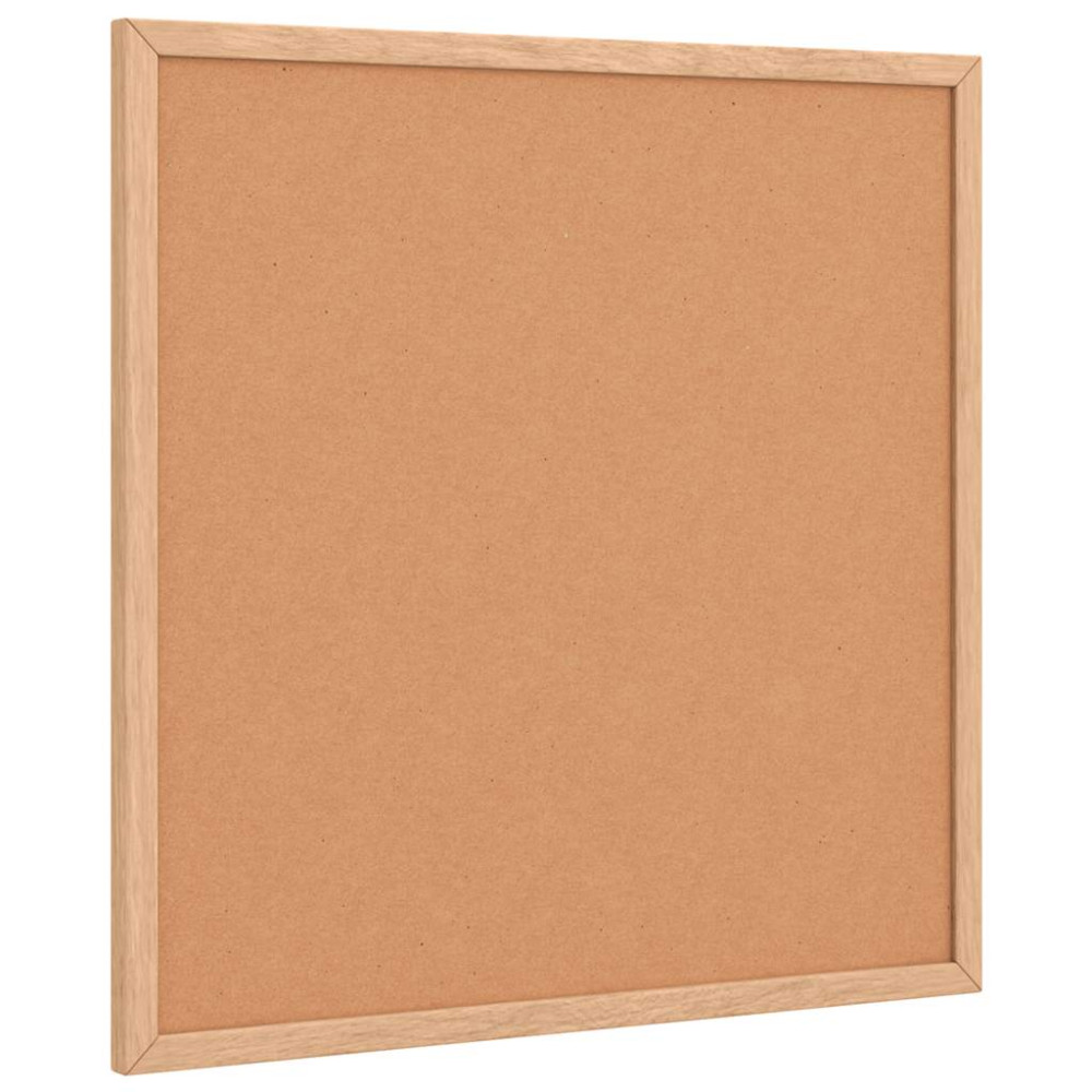 Produktbild för Korkskiva med ram av massiv furu 40x40 cm