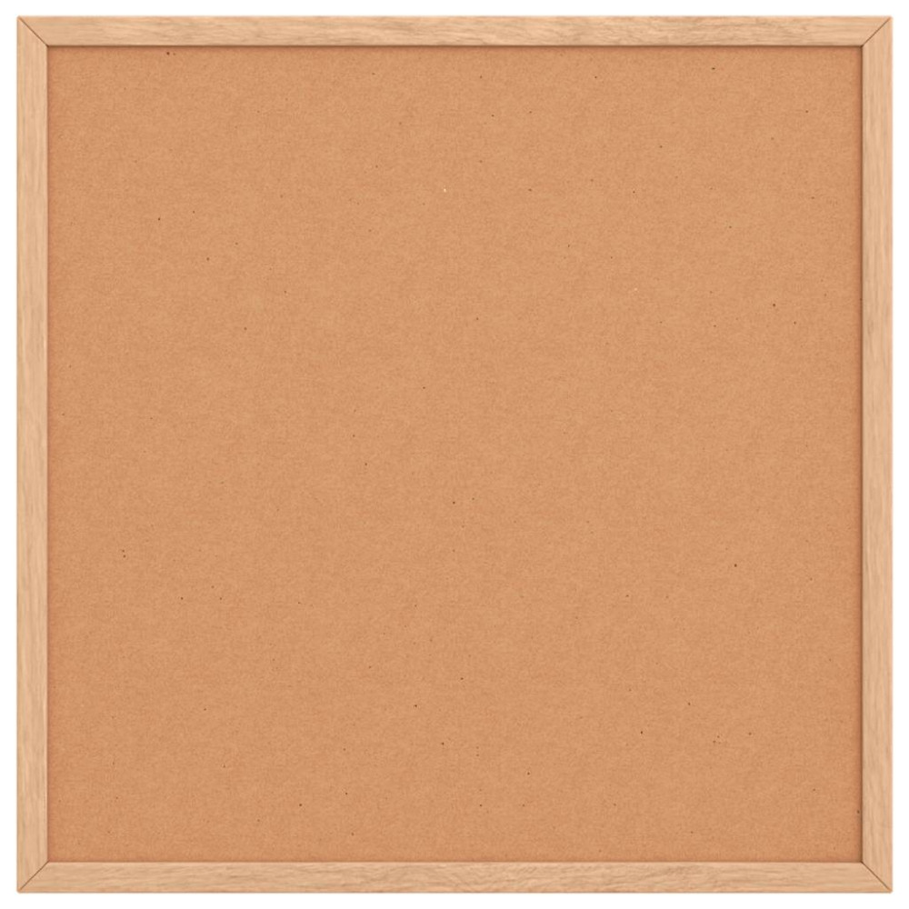 Produktbild för Korkskiva med ram av massiv furu 40x40 cm