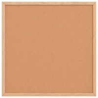 Produktbild för Korkskiva med ram av massiv furu 40x40 cm