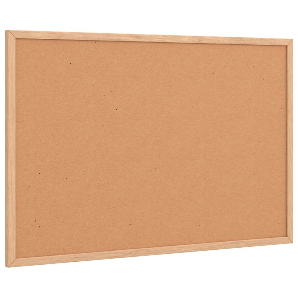 Produktbild för Korktavla med massiv fururam 60x40 cm