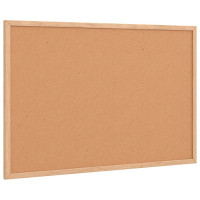 Produktbild för Korktavla med massiv fururam 60x40 cm