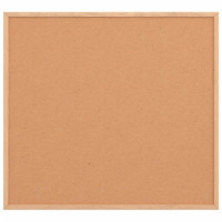 Produktbild för Korktavla med massiv fururam 60x55 cm