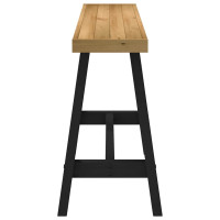 Produktbild för Konsolbord NOAIN A-formade ben 120x30x75 cm massiv furu