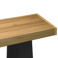 Produktbild för Konsolbord NOAIN A-formade ben 120x30x75 cm massiv furu