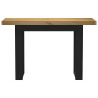 Produktbild för Konsolbord NOAIN U-formade ben 120x30x75 cm massiv furu