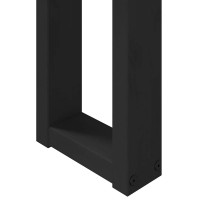 Produktbild för Konsolbord NOAIN U-formade ben 120x30x75 cm massiv furu