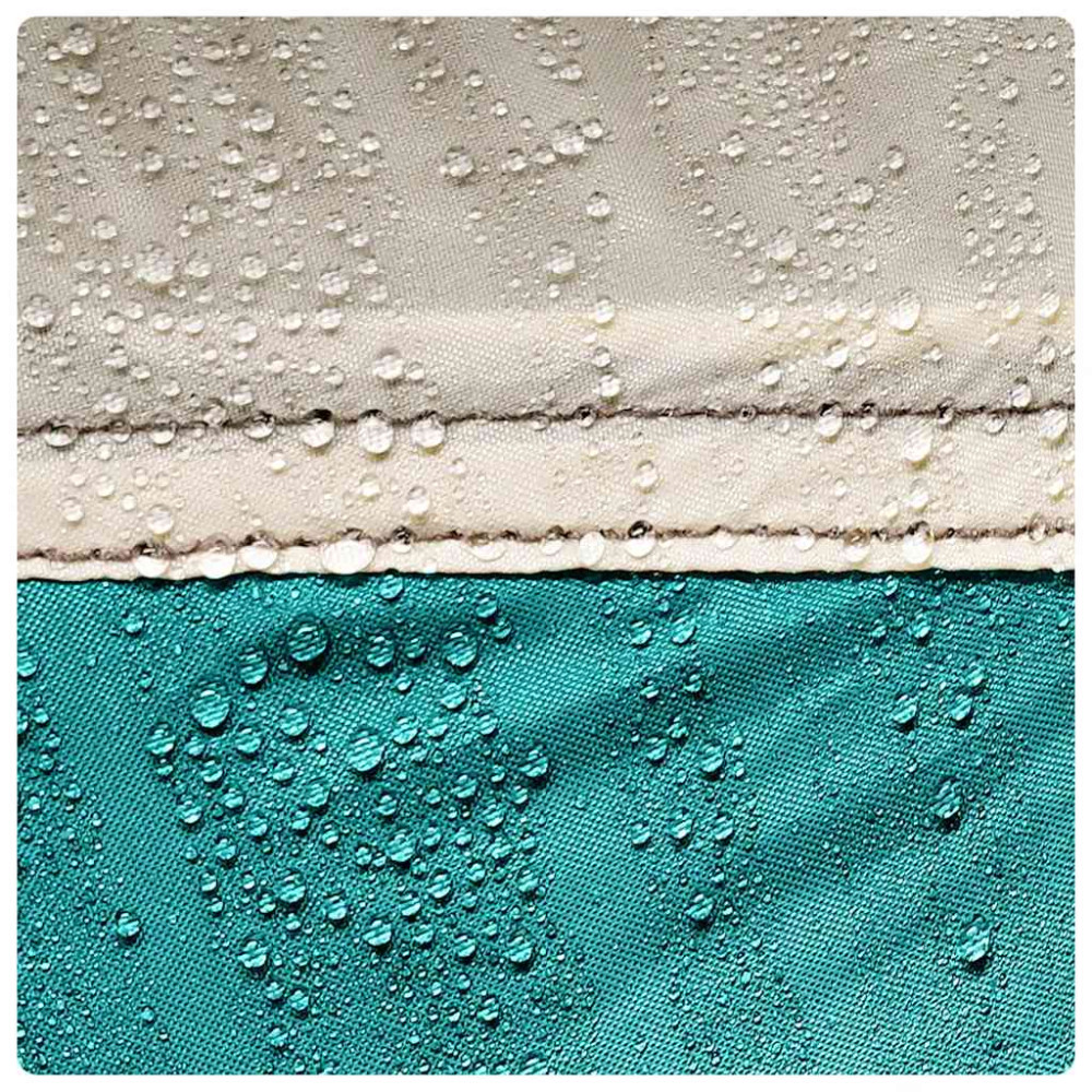 Produktbild för Pooltält med avtagbara gylf- och nätväggar havsgrönt 512x458 cm