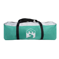 Produktbild för Pooltält med avtagbara gylf- och nätväggar havsgrönt 618x532 cm