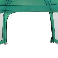 Produktbild för Pooltält med avtagbara gylf- och nätväggar havsgrönt 670x590 cm