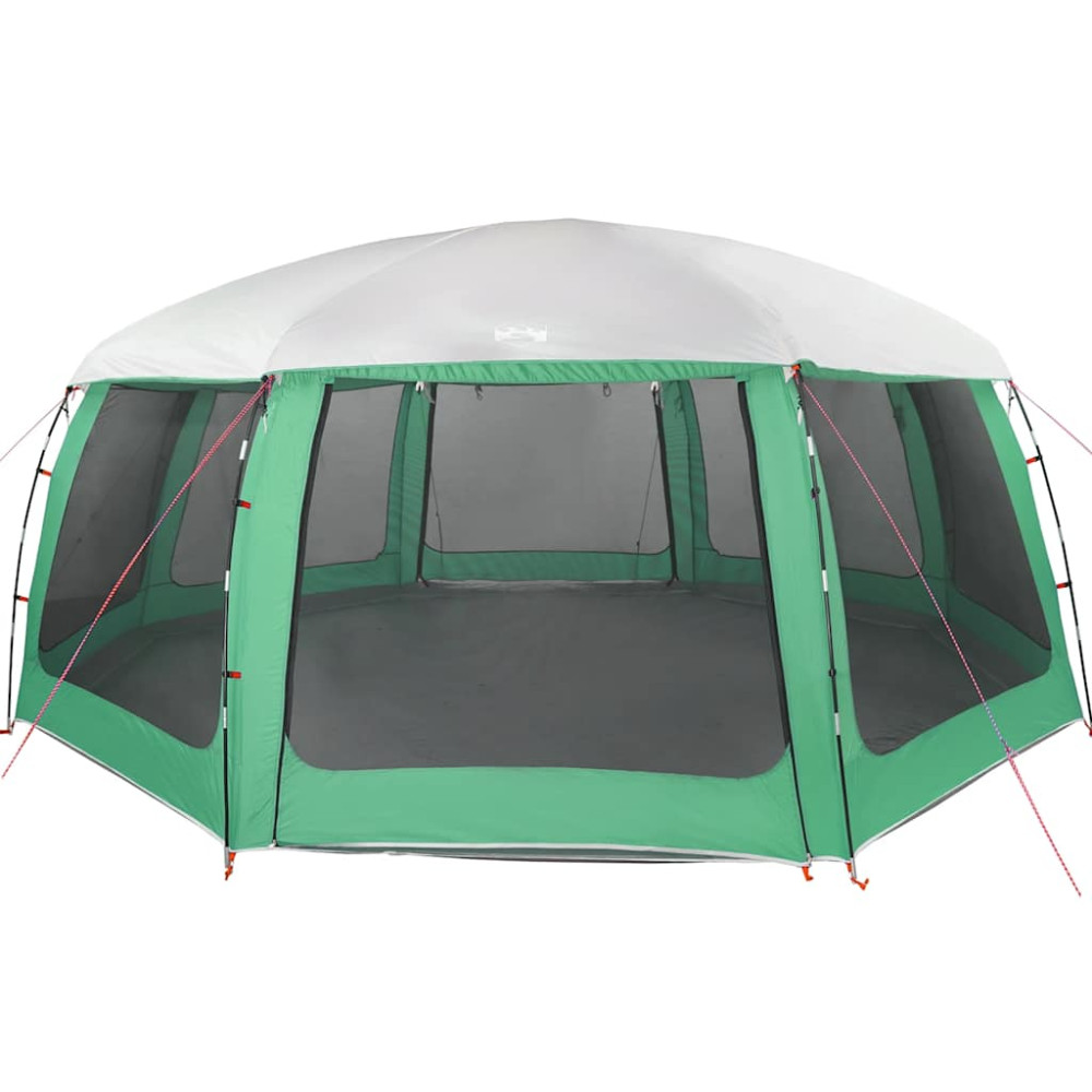 Produktbild för Pooltält med avtagbara gylf- och nätväggar havsgrönt 690x690 cm