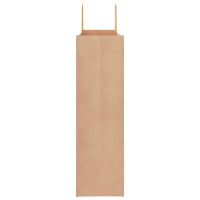 Produktbild för Papperspåsar 250 st med handtag brun 54x15x49 cm