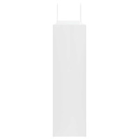 Produktbild för Papperspåsar 250 st med handtag vit 54x15x49 cm