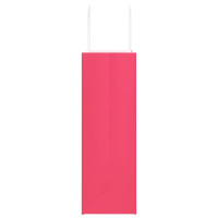 Produktbild för Papperspåsar 50 st med handtag rosa 26x12x35 cm