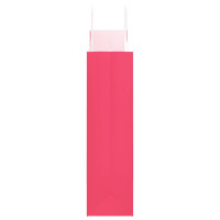 Produktbild för Papperspåsar 50 st med handtag rosa 32x12x42 cm