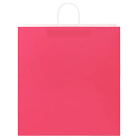 Produktbild för Papperspåsar 50 st med handtag rosa 45x17x48 cm