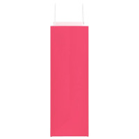 Produktbild för Papperspåsar 50 st med handtag rosa 45x17x48 cm