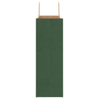 Produktbild för Papperspåsar 250 st med handtag grön 45x17x48 cm