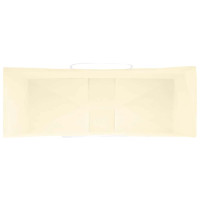 Produktbild för Papperspåsar 50 st med handtag gul 45x17x48 cm