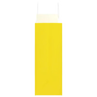 Produktbild för Papperspåsar 250 st med handtag gul 32x17x44 cm
