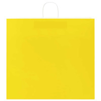 Produktbild för Papperspåsar 250 st med handtag gul 54x15x49 cm