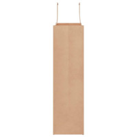 Produktbild för Papperspåsar 250 st med handtag brun 32x12x42 cm
