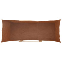 Produktbild för Papperspåsar 250 st med handtag brun 32x12x42 cm