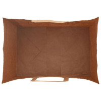 Produktbild för Papperspåsar 250 st med handtag brun 32x22x28 cm
