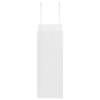 Produktbild för Papperspåsar 250 st med handtag vit 18x8x22 cm