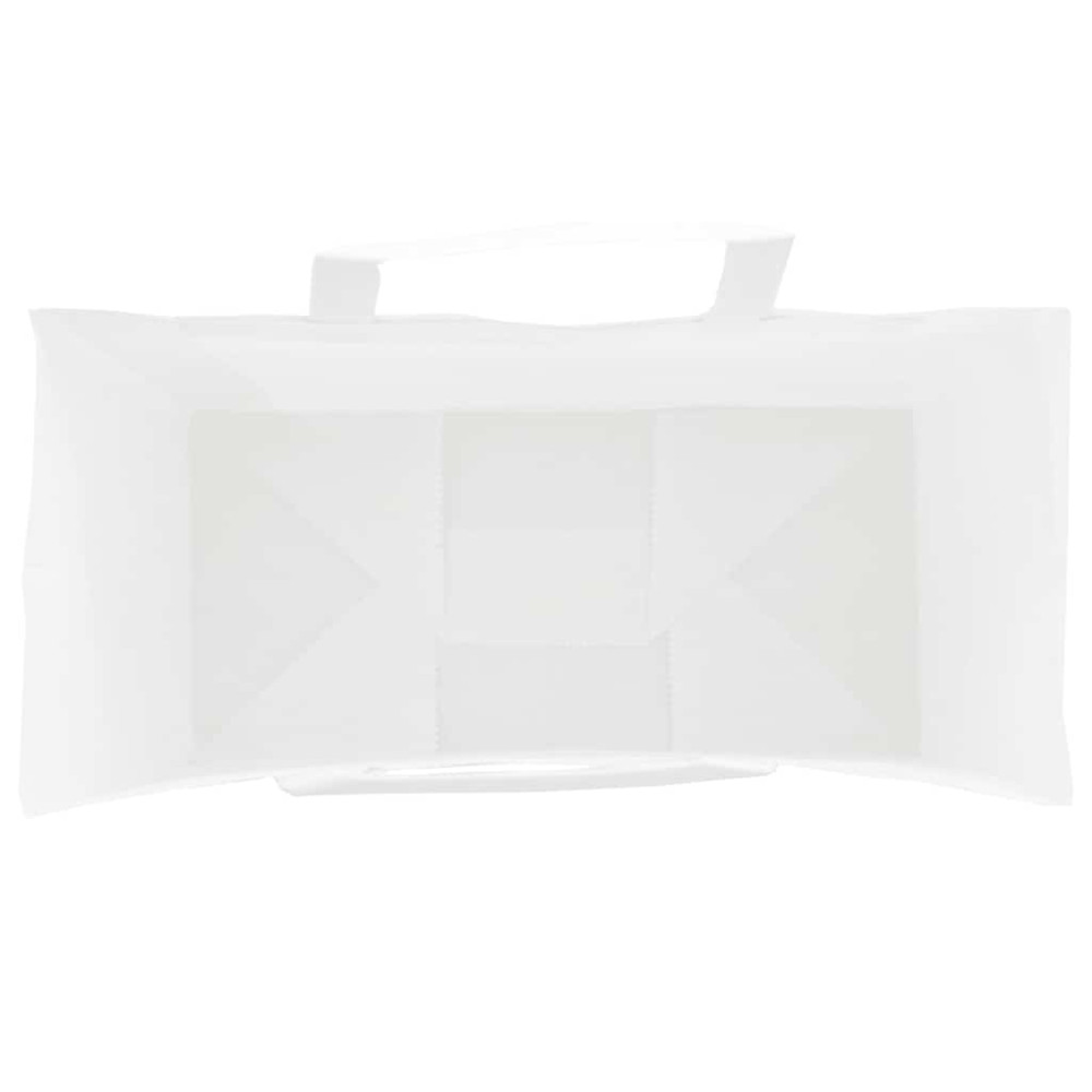 Produktbild för Papperspåsar 250 st med handtag vit 18x8x22 cm