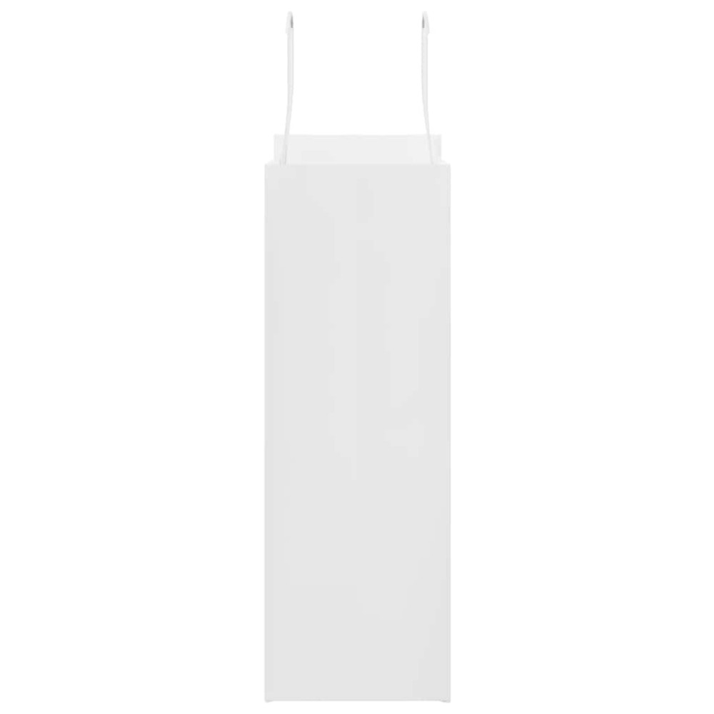 Produktbild för Papperspåsar 250 st med handtag vit 21x11x31 cm
