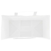 Produktbild för Papperspåsar 250 st med handtag vit 21x11x31 cm
