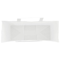 Produktbild för Papperspåsar 250 st med handtag vit 45x17x48 cm