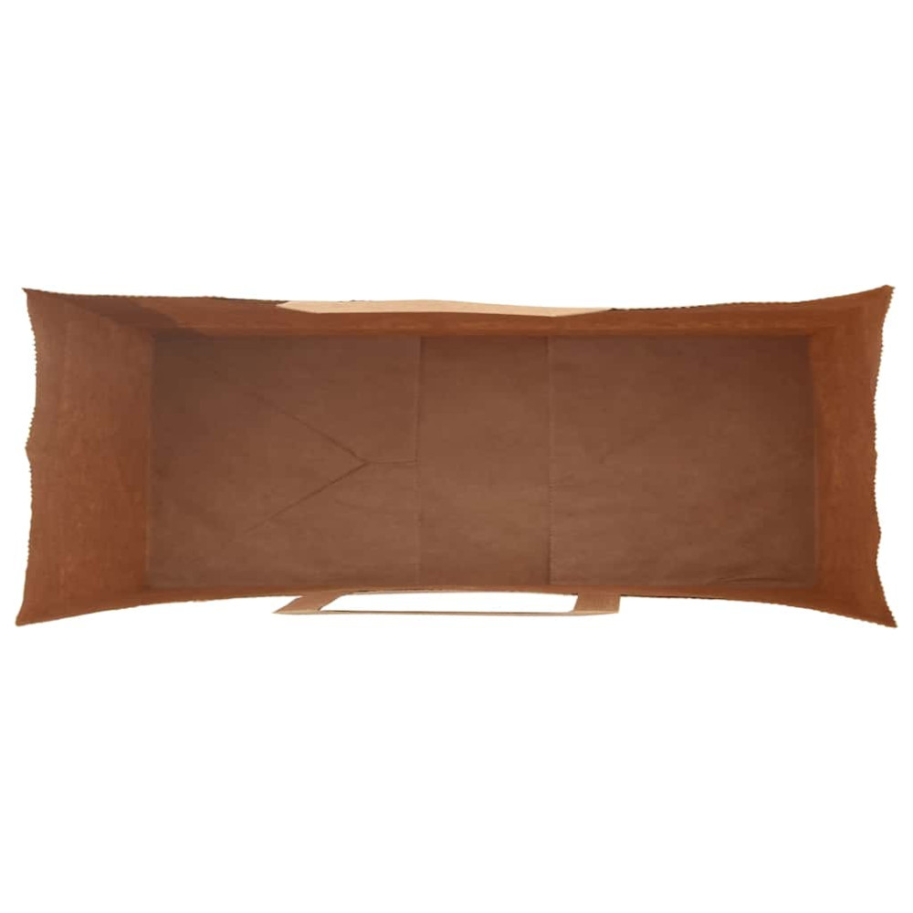 Produktbild för Papperspåsar 250 st med handtag svart 32x12x42 cm